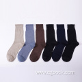 Mercerized cotton dress socks for men-M6